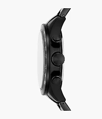 Autocross Multifunction Black Stainless Steel Watch