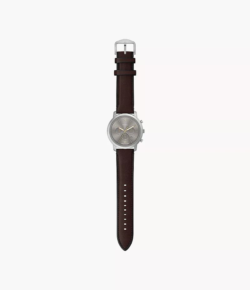 Neutra Chronograph Brown Leather Watch