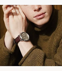 Neutra Chronograph Brown Leather Watch