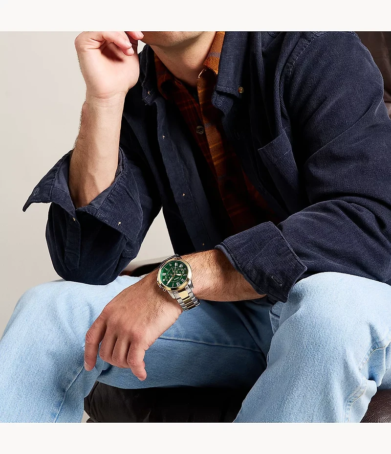 Grant Chronograph Two-Tone Stainless Steel Watch