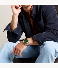 Grant Chronograph Two-Tone Stainless Steel Watch