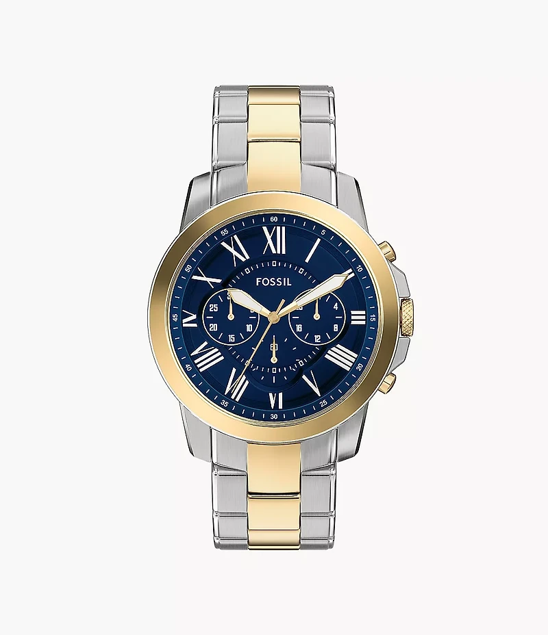 Grant Chronograph Two-Tone Stainless Steel Watch