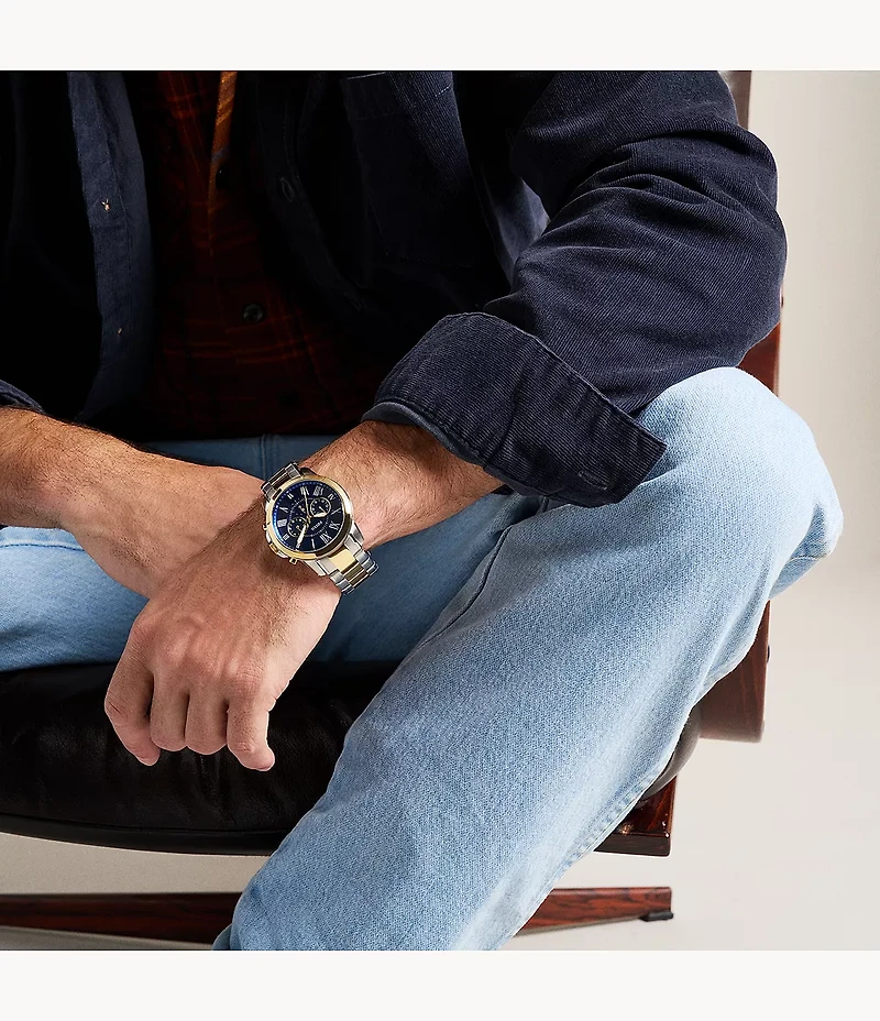 Grant Chronograph Two-Tone Stainless Steel Watch