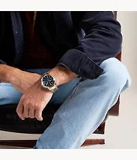 Grant Chronograph Two-Tone Stainless Steel Watch