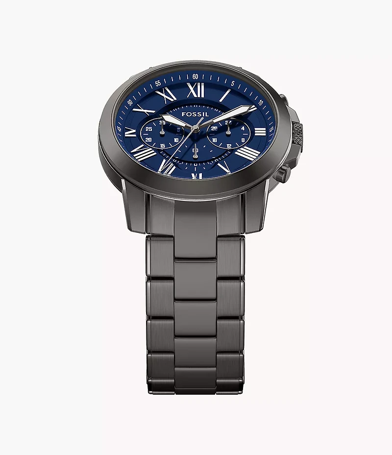 Grant Chronograph Gunmetal Stainless Steel Watch