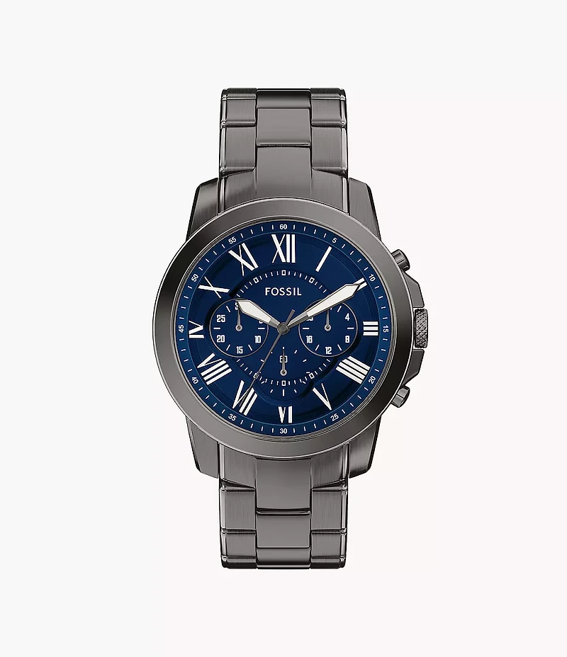 Grant Chronograph Gunmetal Stainless Steel Watch