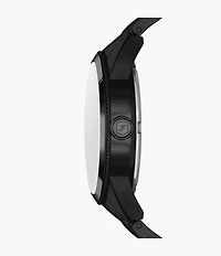 Pearson Multifunction Black Stainless Steel Watch