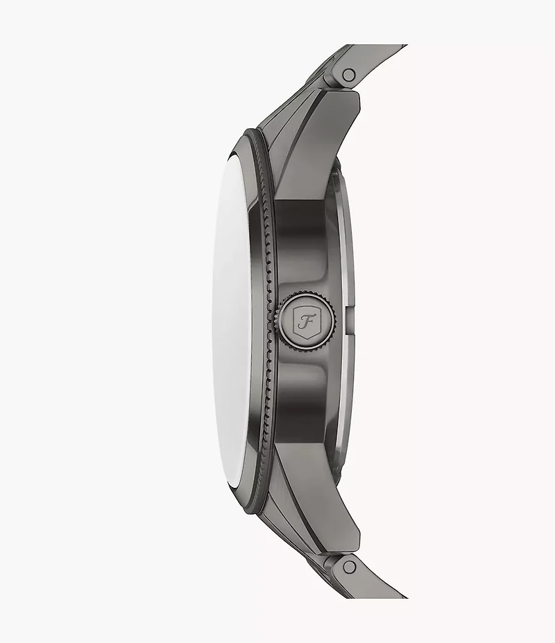 Pearson Multifunction Gunmetal Stainless Steel Watch