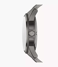 Pearson Multifunction Gunmetal Stainless Steel Watch