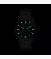 Pearson Multifunction Gunmetal Stainless Steel Watch