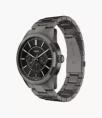 Pearson Multifunction Gunmetal Stainless Steel Watch