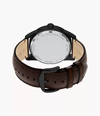 Pearson Multifunction Brown Leather Watch