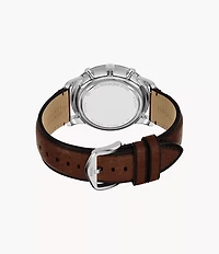 Neutra Chronograph Brown Leather Watch