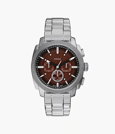 Machine Chronograph Stainless Steel Watch