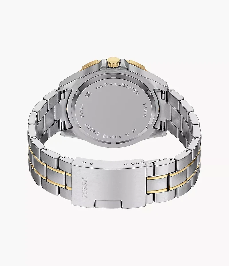 Garrett Multifunction Two-Tone Stainless Steel Watch