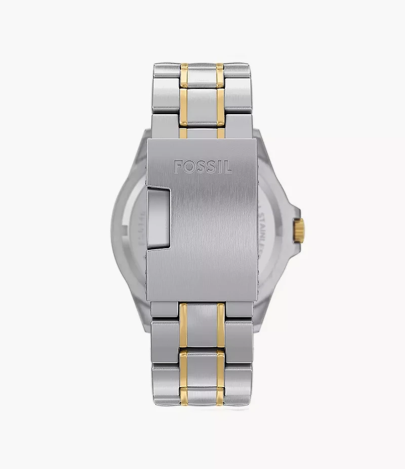 Garrett Multifunction Two-Tone Stainless Steel Watch