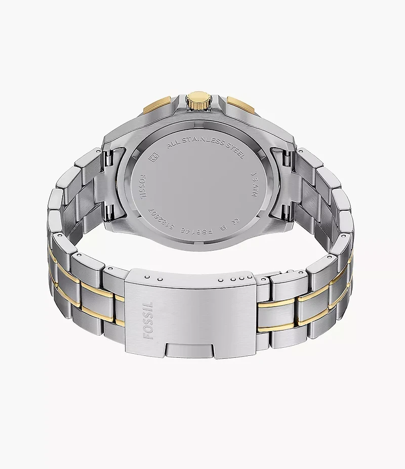 Garrett Multifunction Two-Tone Stainless Steel Watch