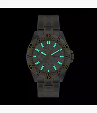 Garrett Multifunction Two-Tone Stainless Steel Watch