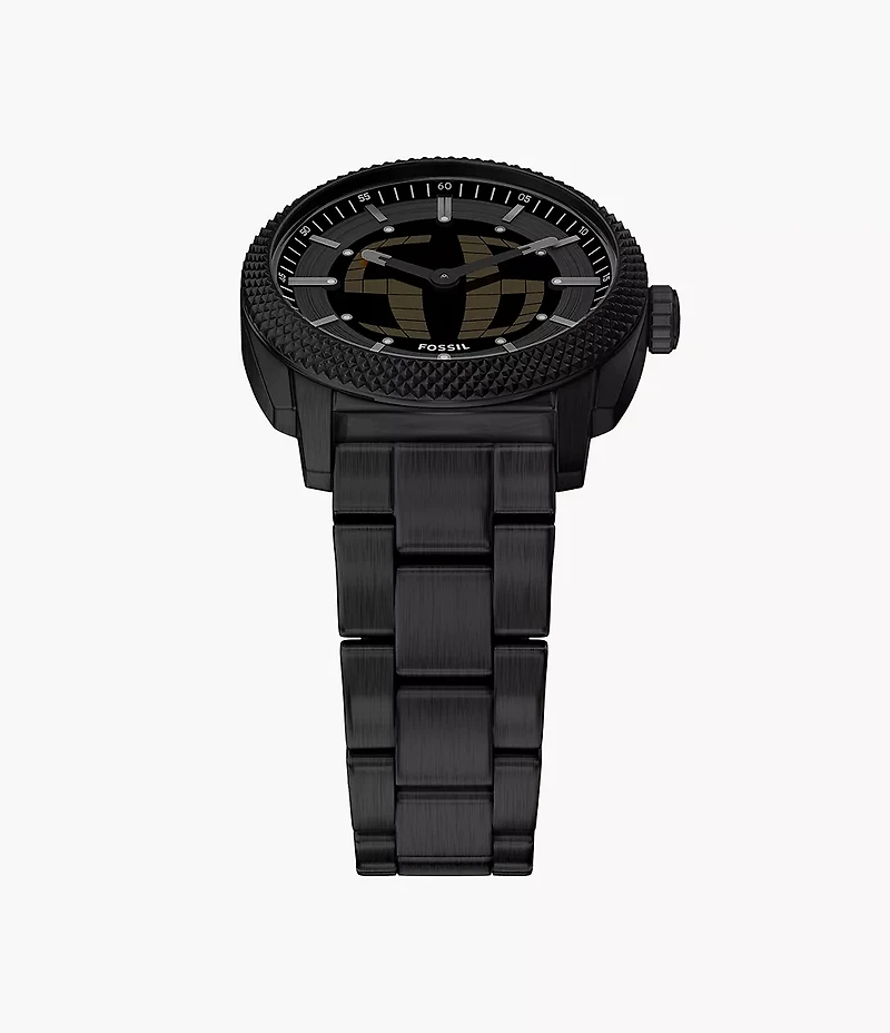 Machine Big Tic 41MM Black Stainless Steel Watch