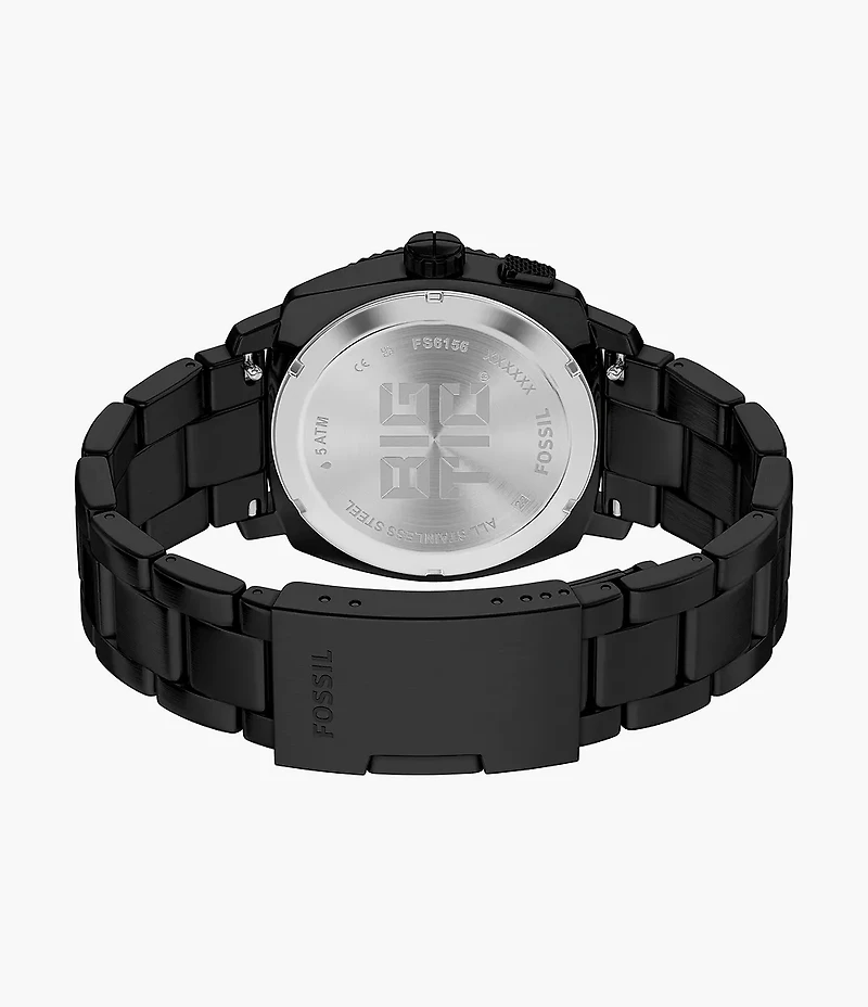 Machine Big Tic 41MM Black Stainless Steel Watch