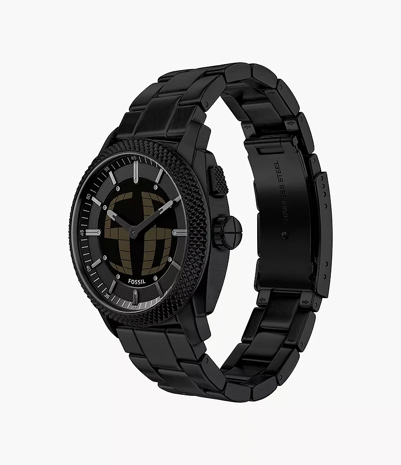 Machine Big Tic 41MM Black Stainless Steel Watch