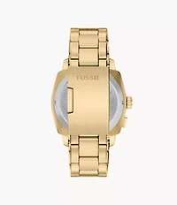 Machine Big Tic 41MM Gold-Tone Stainless Steel Watch