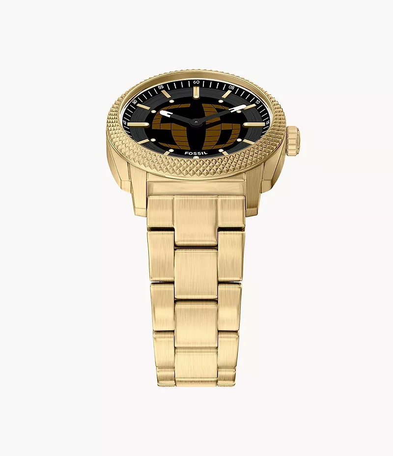 Machine Big Tic 41MM Gold-Tone Stainless Steel Watch