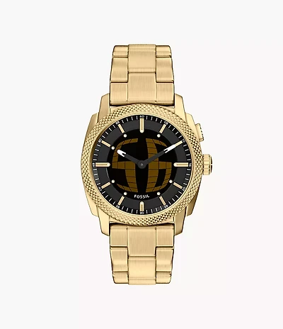 Machine Big Tic 41MM Gold-Tone Stainless Steel Watch