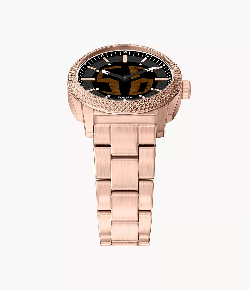Machine Big Tic 41MM Rose Gold-Tone Stainless Steel Watch