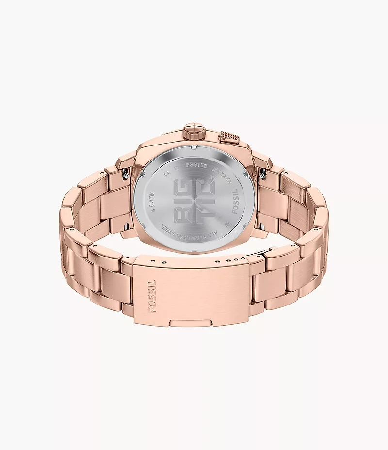 Machine Big Tic 41MM Rose Gold-Tone Stainless Steel Watch