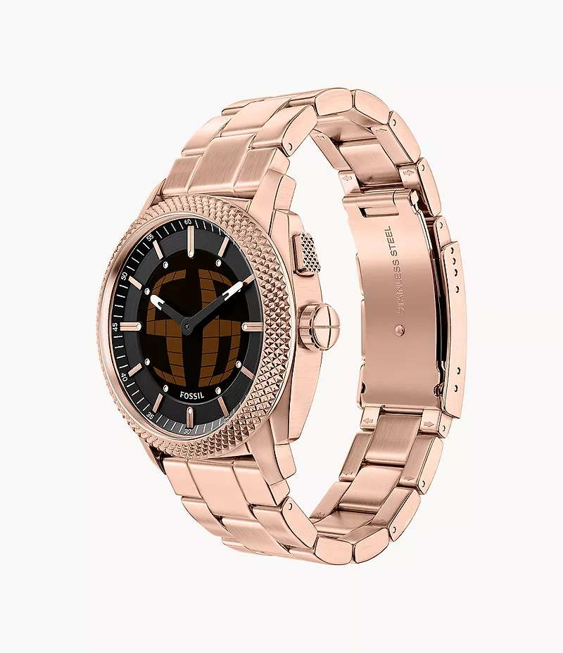 Machine Big Tic 41MM Rose Gold-Tone Stainless Steel Watch