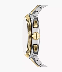 Machine Chronograph Two-Tone Stainless Steel Watch