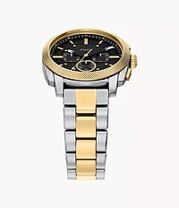 Machine Chronograph Two-Tone Stainless Steel Watch