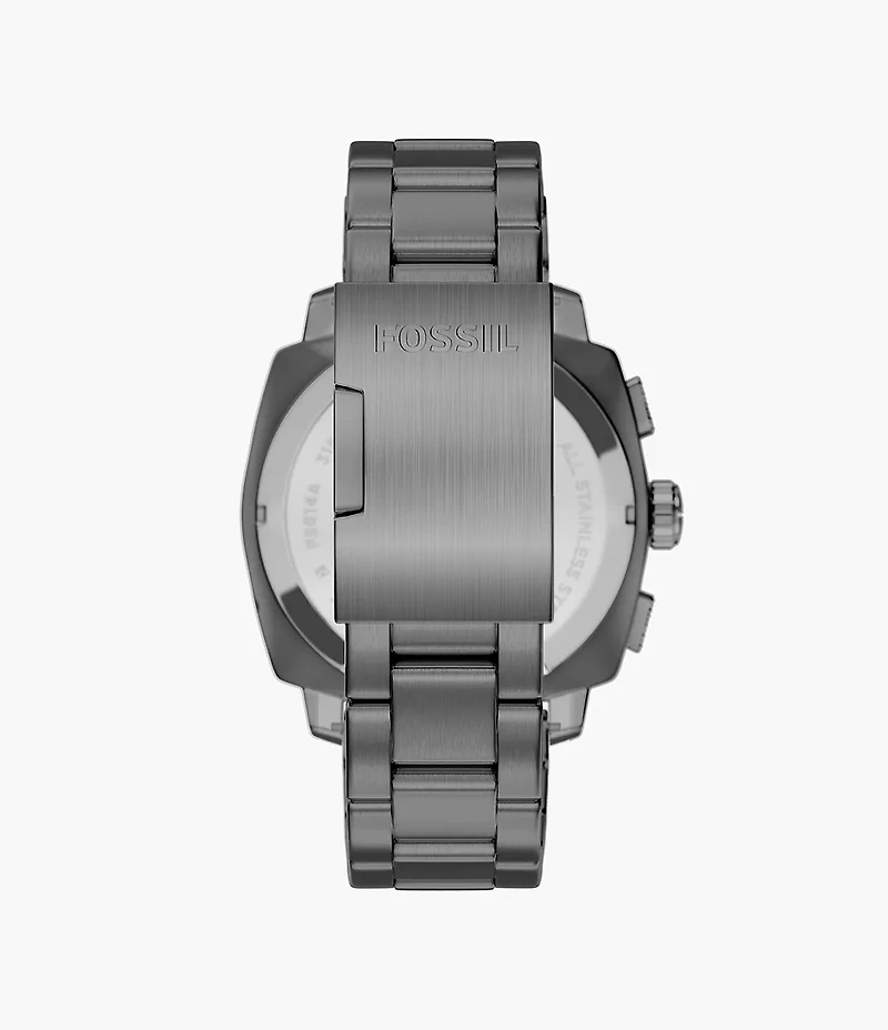 Machine Chronograph Smoke Stainless Steel Watch