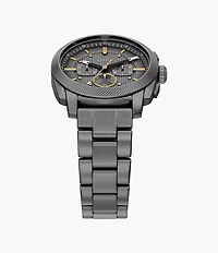 Machine Chronograph Smoke Stainless Steel Watch