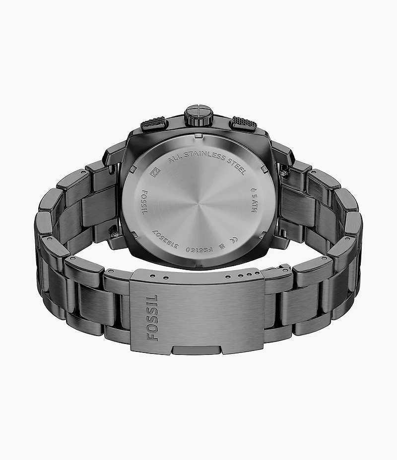 Machine Chronograph Smoke Stainless Steel Watch