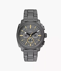 Machine Chronograph Smoke Stainless Steel Watch