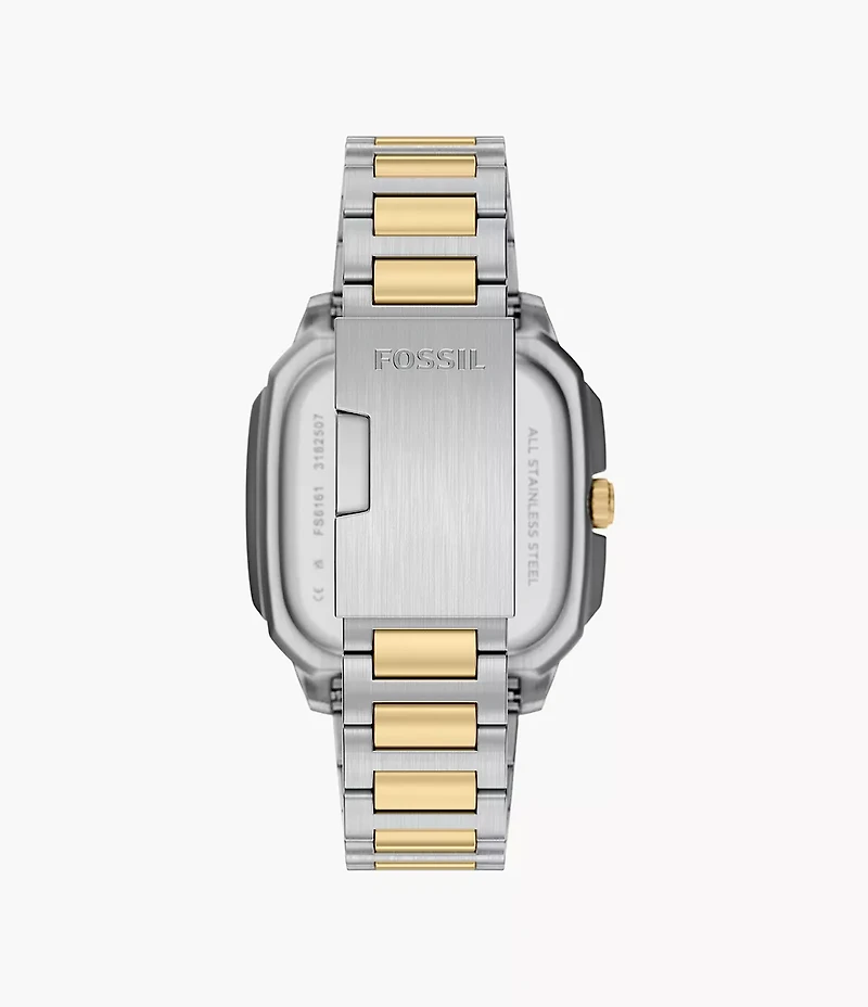 Crosby Three-Hand Date Two-Tone Stainless Steel Watch