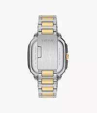 Crosby Three-Hand Date Two-Tone Stainless Steel Watch