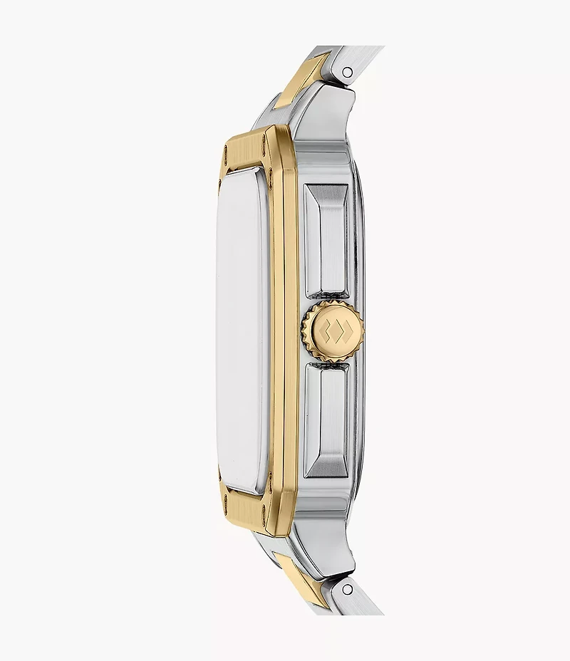 Crosby Three-Hand Date Two-Tone Stainless Steel Watch