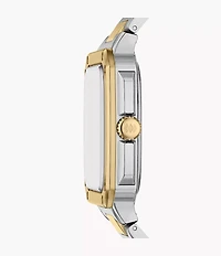 Crosby Three-Hand Date Two-Tone Stainless Steel Watch
