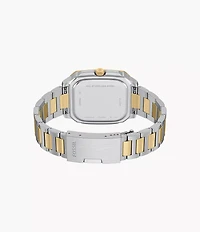 Crosby Three-Hand Date Two-Tone Stainless Steel Watch