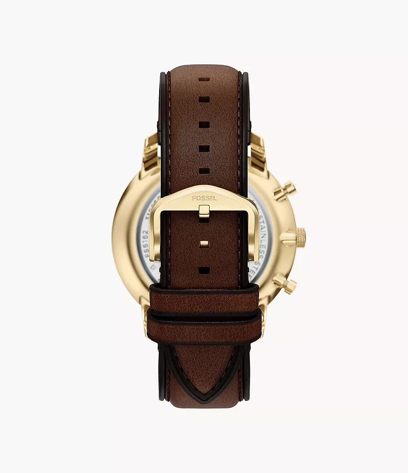 Neutra Chronograph Brown Leather Watch