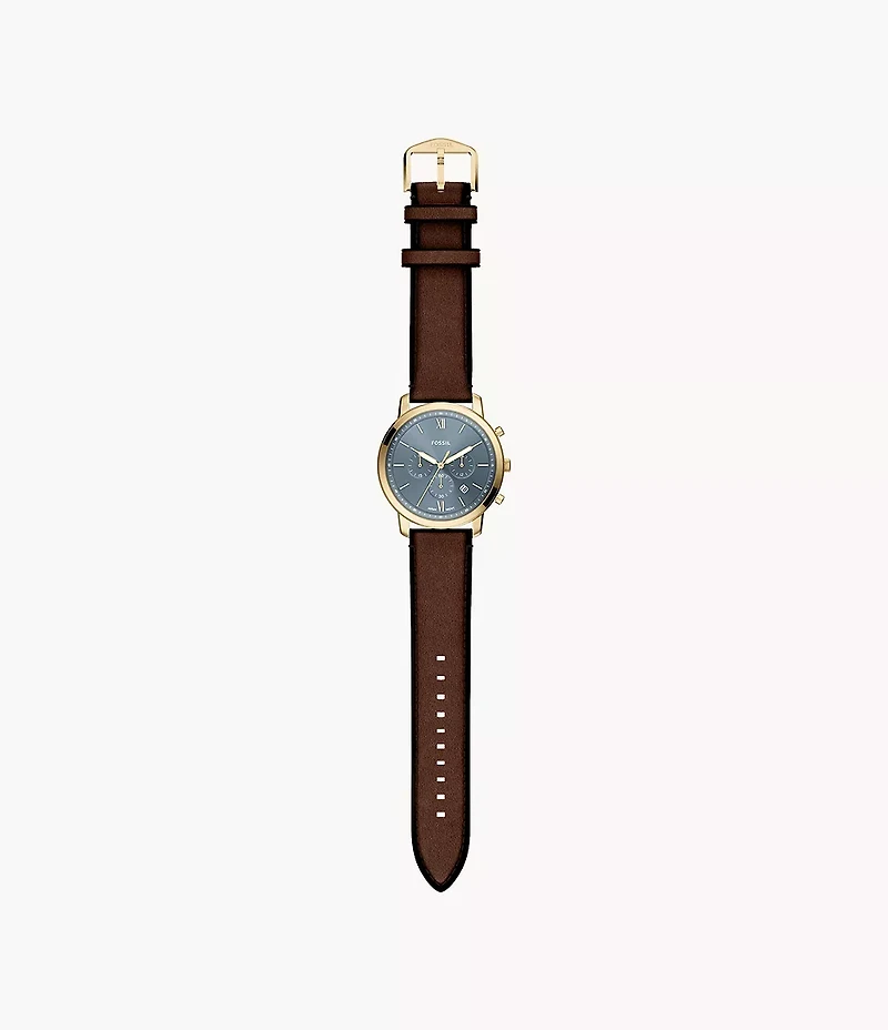 Neutra Chronograph Brown Leather Watch