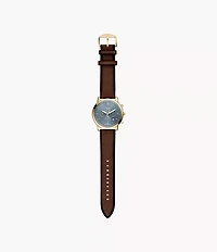 Neutra Chronograph Brown Leather Watch
