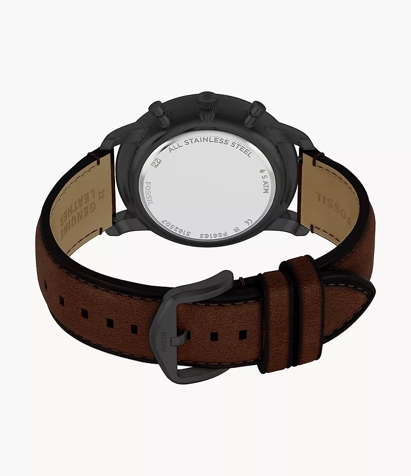 Neutra Chronograph Brown Leather Watch