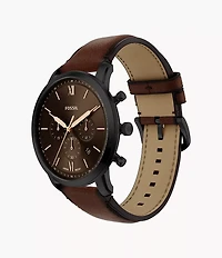Neutra Chronograph Brown Leather Watch