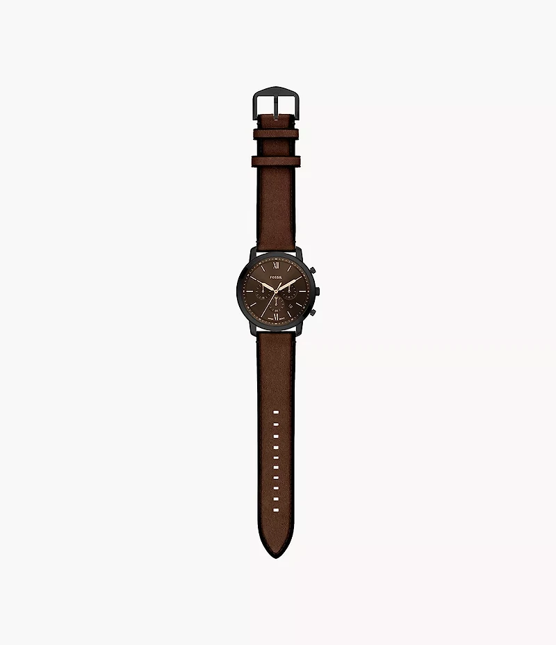 Neutra Chronograph Brown Leather Watch