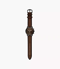 Neutra Chronograph Brown Leather Watch