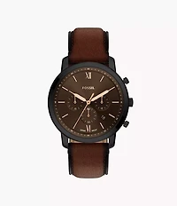 Neutra Chronograph Brown Leather Watch